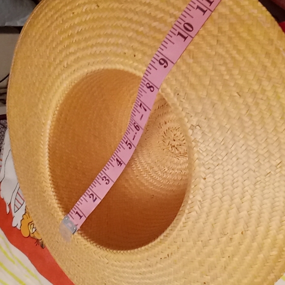 Vintage 90's, Unisex,Straw,Corona Beach Hat with Colorful Headband from Mexico🦋 - Picture 5 of 7